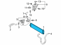 OEM Toyota Inverter Cooler Diagram - G9010-42030