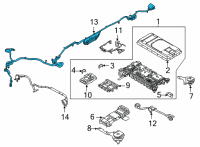 OEM 2022 Ford F-150 WIRE - BATTERY - ELECTRIC VEHI Diagram - ML3Z-14290-A