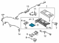 OEM 2022 Ford F-150 CONTROL AND BATTERY - HIGH VOL Diagram - ML3Z-10B687-B