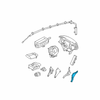 OEM 2002 Lexus ES300 Sensor, Air Bag, Rear LH Diagram - 89834-33030