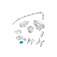 OEM 2005 Lexus ES330 Sensor, Air Bag, Front Diagram - 89173-09330