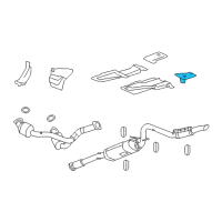 OEM 2015 Cadillac Escalade Heat Shield Diagram - 15102076