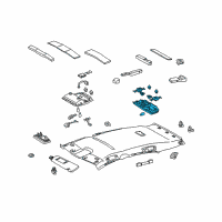 OEM 2014 Lexus RX450h Lamp Assy, Spot Diagram - 81360-48070-A0