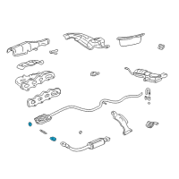 OEM 2001 Pontiac Grand Am Gasket, Catalytic Converter Diagram - 88891788