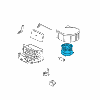 OEM Honda CR-V Motor Assembly, Blower Diagram - 79310-SX0-A01