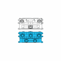 OEM Ram Control-A/C And Heater Diagram - 55111240AK