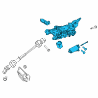 OEM Ford Column Assembly Diagram - GB5Z-3C529-F