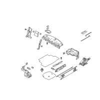 OEM Nissan Sentra Wrench-Lug Nut Diagram - 99545-F4300