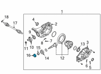 OEM Hyundai Bearing-Pinion, Outer Diagram - 53048-3C021