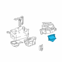 OEM 2002 Toyota MR2 Spyder Fan & Motor Diagram - 87103-17040