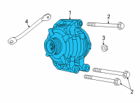 OEM 2020 Jeep Grand Cherokee ALTERNATO-Engine Diagram - 5035679AA