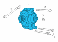 OEM 2020 Dodge Charger ALTERNATO-Engine Diagram - 5035679AA