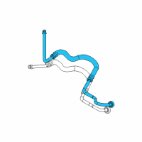 OEM Saturn Vue Cooler Line Diagram - 19300854