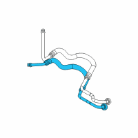 OEM Saturn Vue Cooler Line Diagram - 19300853