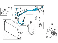 OEM Hyundai Tucson TUBE ASSY-SUCTION & LIQUID Diagram - 97775-P0000