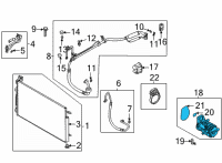 OEM 2022 Hyundai Tucson BODY KIT-COMPRESSOR Diagram - 97729-P0000