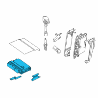 OEM 2010 Nissan Altima Engine Computer Module Ecu Ecm Diagram - 237A0-JA86B