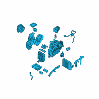 OEM Hyundai Air Conditioner Unit-Rear Diagram - 97900-4D000