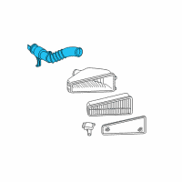 OEM Toyota Tundra Air Hose Diagram - 17882-AD010