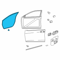 OEM 2017 Toyota Camry Surround Weatherstrip Diagram - 67862-06150