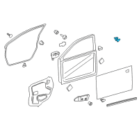 OEM 2017 Lexus IS350 GARNISH, Door Frame Diagram - 67663-33050