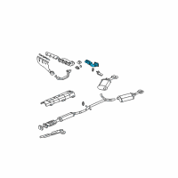 OEM Pontiac Bonneville Front Pipe Diagram - 25724154