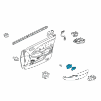 OEM 2002 Acura TL Light Assembly, Courtesy (Mild Beige) Diagram - 34255-S0K-A01ZC