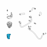 OEM 1999 BMW 740iL Air Pump Control Valve Diagram - 11-72-1-707-619