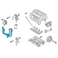 OEM 2010 Ford Flex Hoses Diagram - BA8Z-6A715-A