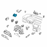 OEM Infiniti Switch Assy-Mirror Control Diagram - 25570-AM600