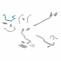 OEM 1999 Honda Odyssey Hose, Rear Suction Diagram - 80312-S0X-A02