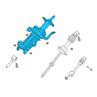 OEM 2020 Ford Ranger Column Assembly Diagram - KB3Z-3C529-B