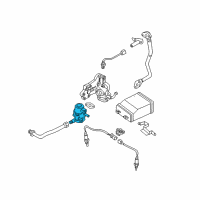 OEM 2000 Infiniti G20 XHAUST Gas RECIRCULATION Valve Diagram - 14710-7J401