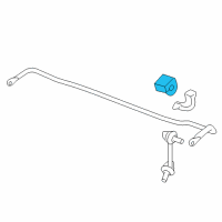 OEM 2016 Honda CR-V Bush, Stabilizer Holder Diagram - 52306-T1W-A01