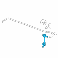 OEM Honda CR-V Link, Left Rear Stabilizer Diagram - 52321-SWA-A01