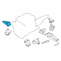 OEM Infiniti M56 Bracket-Engine Mounting, Rh Diagram - 11232-1CA0A