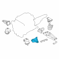 OEM Infiniti Bracket-Engine Mounting, LH Diagram - 11233-1CA0A