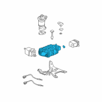 OEM Acura MDX Canister Assembly Diagram - 17011-SHJ-A01