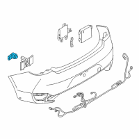 OEM Infiniti Q60 Distance Sensor Assembly Diagram - 28438-5CA8A