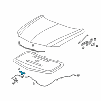 OEM 2020 Cadillac XT6 Latch Diagram - 84644516