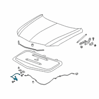 OEM Cadillac XT6 Release Cable Diagram - 84619116