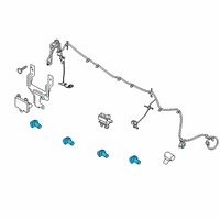 OEM 2022 Ford Transit Connect Automatic Park Sensor Diagram - JU5Z-15K859-AAK