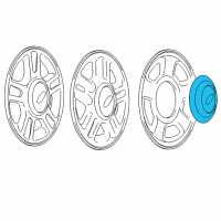 OEM 2003 Ford Expedition Hub Cap Diagram - 2L1Z-1130-CA