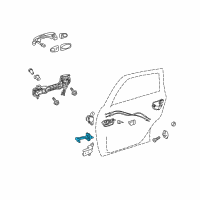 OEM 2013 Toyota Prius Door Check Diagram - 68630-47031