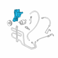 OEM GMC Typhoon Bracket, Generator & P/S Pump Diagram - 10233233