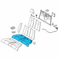 OEM 2018 BMW M240i Seat Upholstery Diagram - 52-20-7-315-732