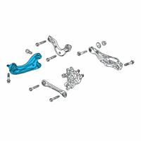 OEM 2020 Honda Civic Trailing Arm Complete, R Diagram - 52360-TBA-A10