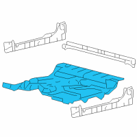 OEM 2008 Lincoln Mark LT Floor Pan Diagram - 7L3Z-1611135-A