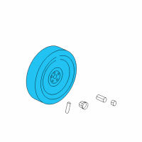 OEM 2009 Dodge Journey Aluminum Wheel Diagram - 1AN31PAKAB