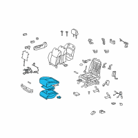 OEM 2009 Lexus LX570 Seat Set Diagram - 71001-60J90-A0